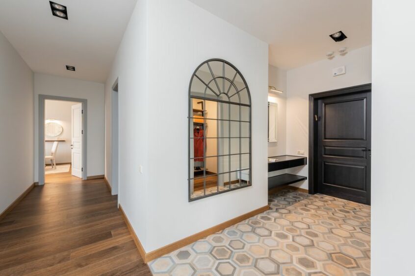 high traffic laminate Surrey home entryway