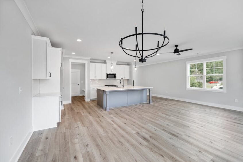 ac5 laminate flooring in kitchen